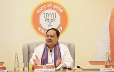 नड्डा ने त्रिपुरा में भाजपा की सत्ता बरकरार रहने पर 50 हजार करोड़ रुपये के निवेश का वादा किया