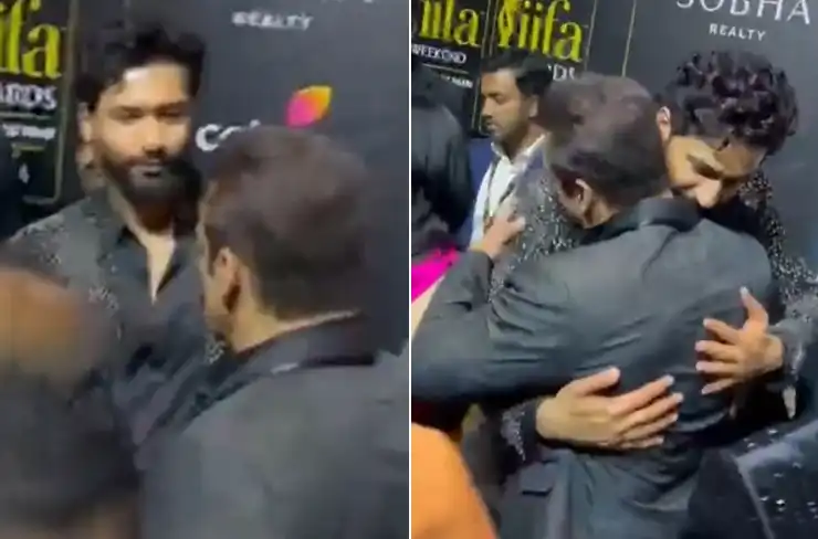 सलमान ने विक्की को धक्का दिए जाने का वीडियो वायरल होने के अगले दिन उन्हें गले लगाया