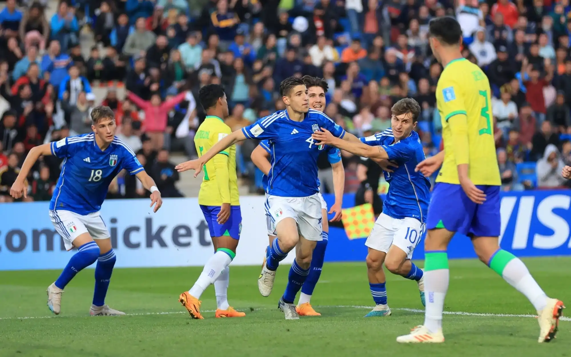 FIFA U20 WC: पांच गोल के रोमांचक मुकाबले में इटली ने जोरदार वापसी करते हुए ब्राजील को हरा दिया