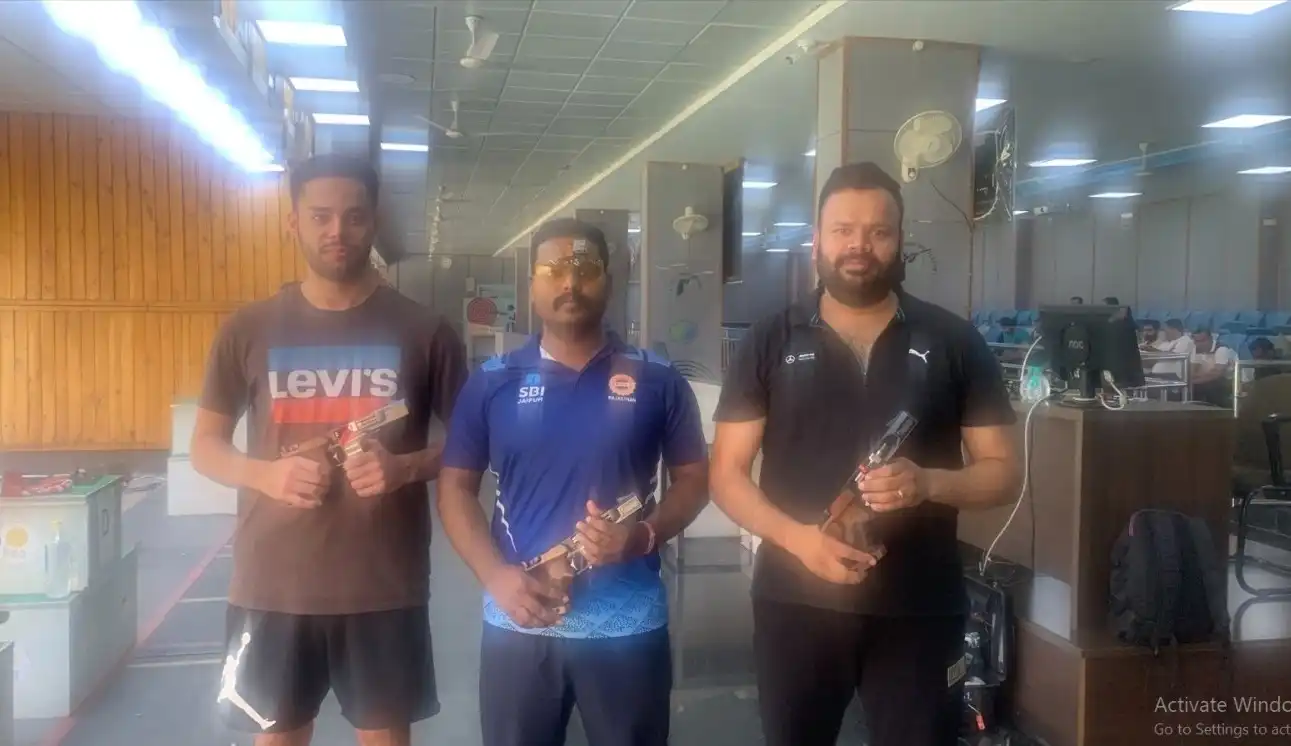 भावेश शेखावत ने कुमार सुरेंद्र सिंह मेमोरियल में 25 मीटर रैपिड फायर पिस्टल जीता