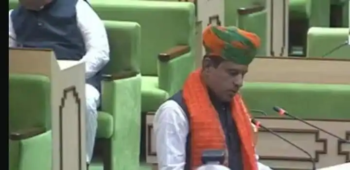पचपदरा विधायक डॉ अरुण चौधरी ने पद एवं गोपनीयता की शपथ ली