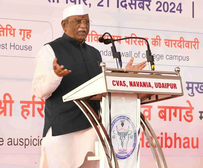 मूक पशुओं की सेवा सबसे बड़ी सेवा: राज्यपाल हरिभाऊ किसनराव बागड़े