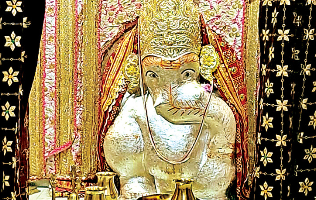 कोटा के सर्किट हाउस में संकटमोचन गणेशनाथ का ऐतिहासिक मंदिर
