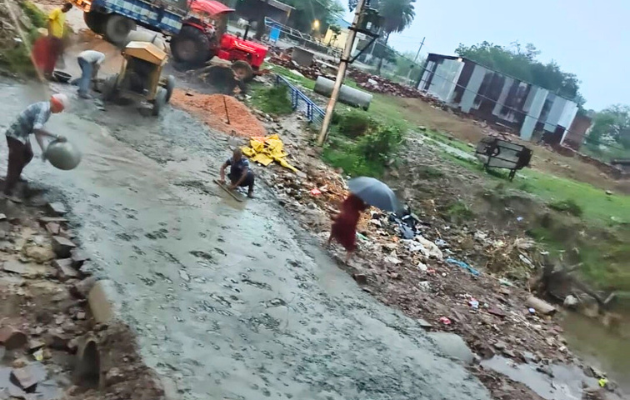 खानपुर की क्षतिग्रस्त सड़क पर लगा मरहम, अब सुरक्षित यात्रा