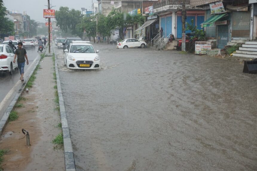 राजस्थान में बाढ़ की स्थिति, तीन लोगों की मौत
