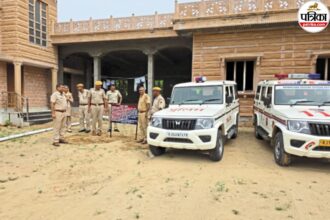 बाड़मेर में नशे के तस्करों के खिलाफ पुलिस की कार्रवाई