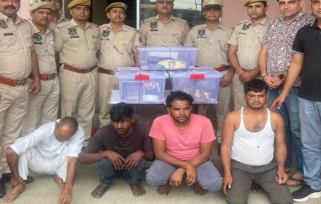 जयपुर के प्राचीन मंदिर में चोरी करने वाले गिरोह का पर्दाफाश