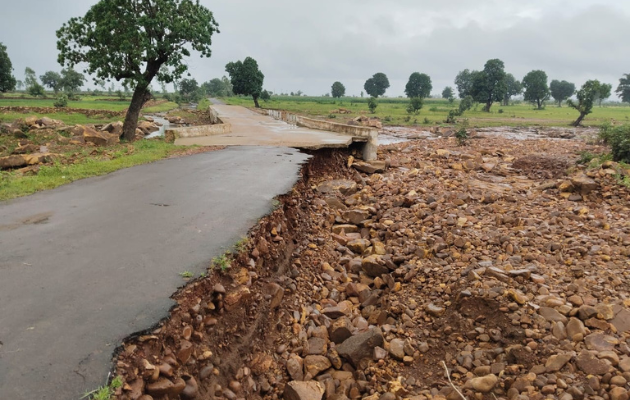 केदारकुई से एनएच-27 तक ग्रामीणों को हो रही समस्याएं