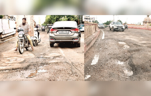 कोटा की सड़कों की स्थिति गांवों से भी खराब