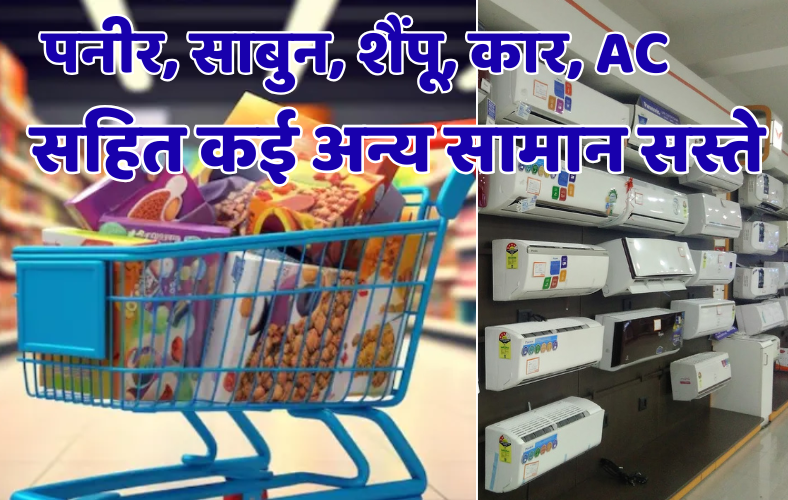 जीएसटी के तहत आम उपयोग की चीजें हुईं सस्ती, जानें क्या-क्या सस्ता हुआ