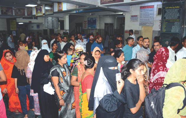 मौसम में बदलाव से बीमारियों के मरीजों की संख्या में वृद्धि