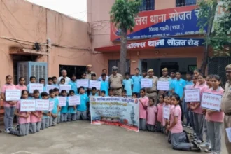 सोजत में सरदार पटेल जयंती पर साइबर जागरूकता रैली