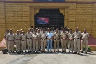 भीलवाड़ा में जिला कारागृह की अचानक तलाशी