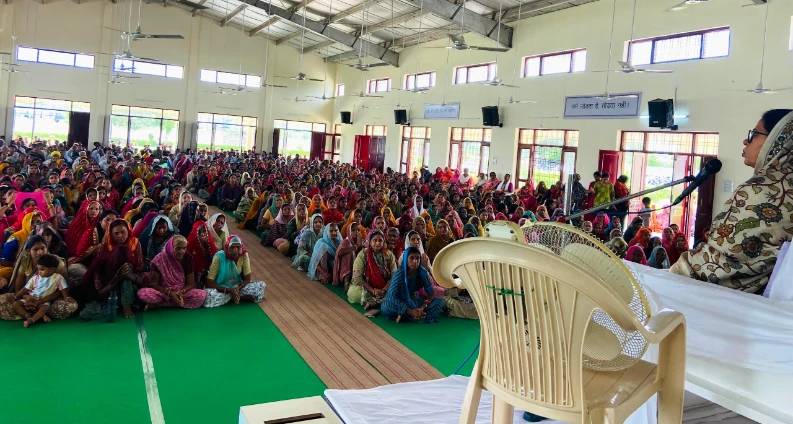 भीलवाड़ा में निरंकारी महिला संतों का भव्य समागम