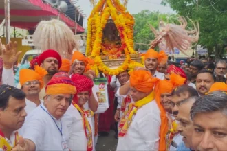 भीलवाड़ा में जलझुलनी एकादशी पर श्रद्धालुओं की भीड़