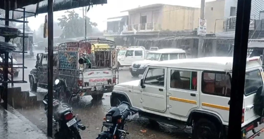 सेड़वा में बारिश से किसानों में खुशी का माहौल