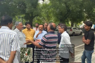 भीलवाड़ा में जल आपूर्ति योजनाओं का निरीक्षण किया गया