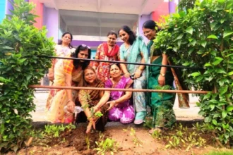भीलवाड़ा में माहेश्वरी महिला संगठन ने पौधारोपण कार्यक्रम किया