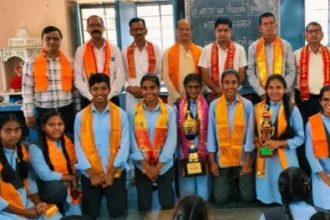 कुरज बालिका विद्यालय की खेल प्रतिभाओं का भव्य सम्मान समारोह