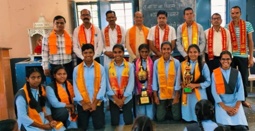 कुरज बालिका विद्यालय की खेल प्रतिभाओं का भव्य सम्मान समारोह