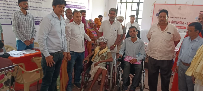 राजसमंद के मोरचा पंचायत में आयोजित बहुविभागीय सेवा शिविर