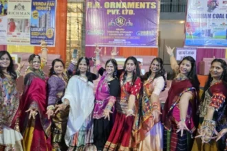 भीलवाड़ा में श्री महेश साख समिति का गरबा उत्सव शुरू