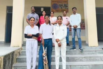 राजसमंद जिले की बिनोल की छात्राओं ने क्रिकेट में किया कमाल