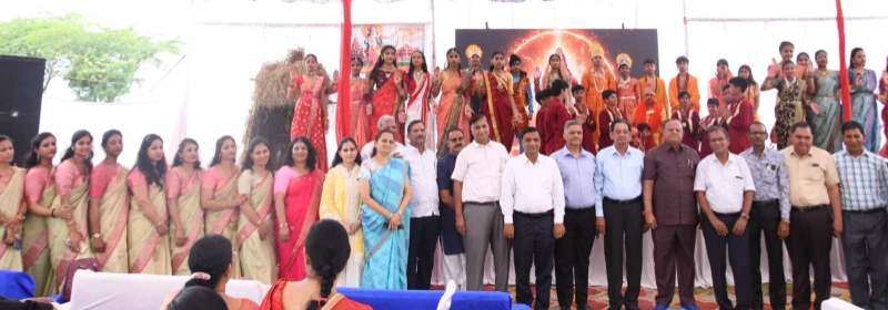 भीलवाड़ा में एमपीएस पब्लिक स्कूल में धूमधाम से मनाया गया दशहरा और नवरात्रि