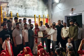 राजसमंद में पालीवाल युवा मंडल ने किया बालकृष्ण पालीवाल का सम्मान