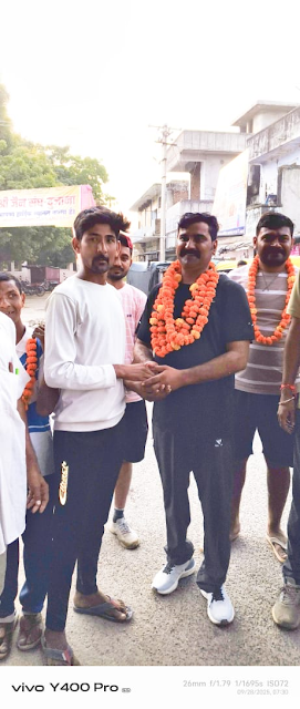 दुजाना गांव में आशापुरा माताजी यात्रा का भव्य स्वागत