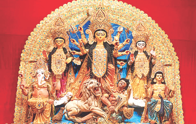 दुर्गा पूजा पर विभिन्न राज्यों की अनूठी शिल्पकला