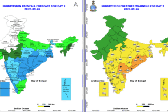 26 से 30 सितंबर तक मौसम का हाल: तूफान और बारिश की चेतावनी