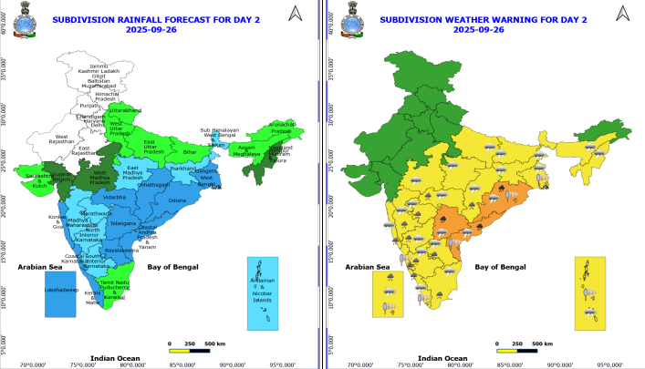 26 से 30 सितंबर तक मौसम का हाल: तूफान और बारिश की चेतावनी