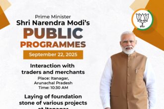 प्रधानमंत्री मोदी का आज अरुणाचल और त्रिपुरा दौरा