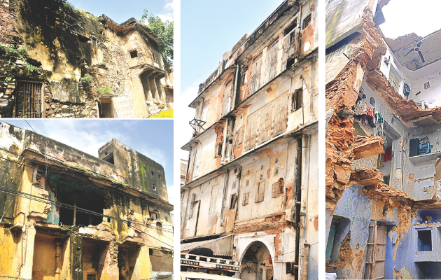 जयपुर में जर्जर इमारतों के कारण हजारों लोगों की जान खतरे में