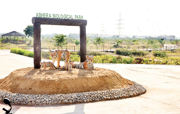 अभेड़ा बायोलॉजिकल पार्क में सुरक्षा के लिए 80 लाख का कवच