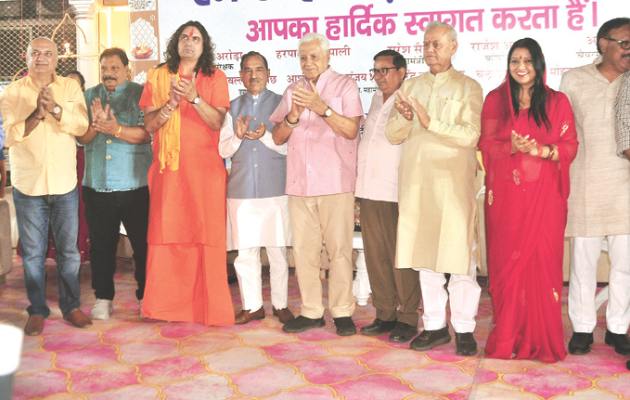 दीपावली सजावट का शुभारंभ, एमआई रोड पर पांच बत्ती पिंक थीम