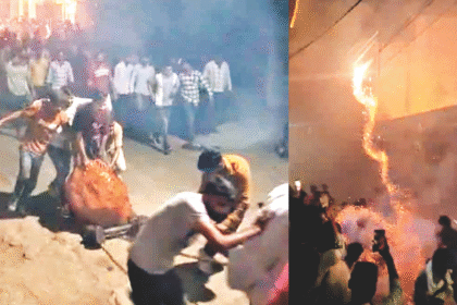 केकड़ी में फिर से जलते पटाखों की होली, 250 से अधिक घायल