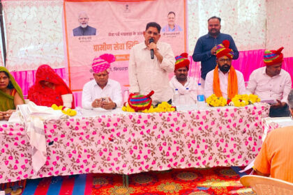 अजारी और बसन्तगढ में ग्रामीण सेवा शिविर का आयोजन