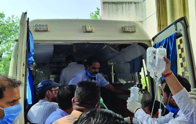 चित्तौड़गढ़ में गैस रिसाव से 4 श्रमिक प्रभावित