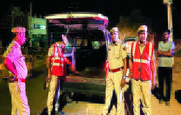 जयपुर में ‘ए’ श्रेणी की नाकाबन्दी के दौरान 406 वाहन जब्त