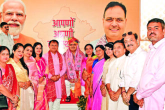 दीपावली पर आमजन से मिले सीएम भजनलाल शर्मा