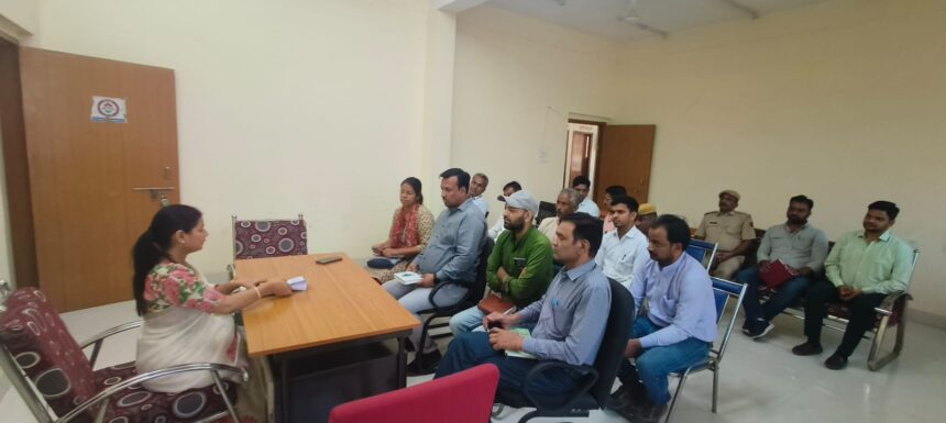 रानी उपखण्ड में दीपावली की तैयारियों पर SDM शिवा जोशी की बैठक