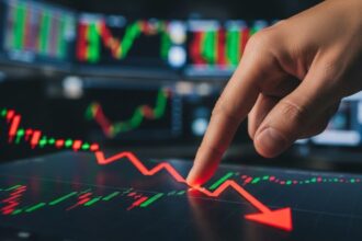 भारतीय शेयर बाजार में तेजी के बाद गिरावट का सामना