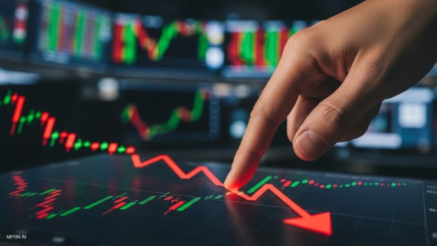 भारतीय शेयर बाजार में तेजी के बाद गिरावट का सामना