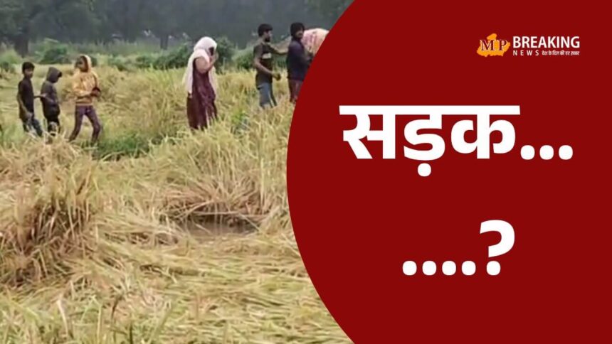 शहडोल में कीचड़ भरे रास्ते पर फिसलने से महिला की मौत