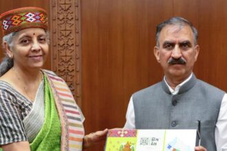 मुख्यमंत्री सुक्खू ने वित्त मंत्री से हिमाचल के लिए सहायता मांगी