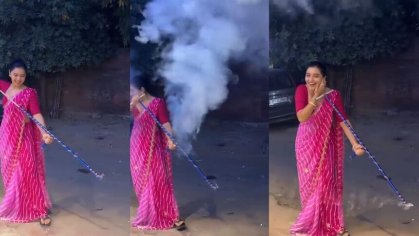 तान्या मित्तल का कार्बाइड गन चलाते वीडियो हुआ वायरल