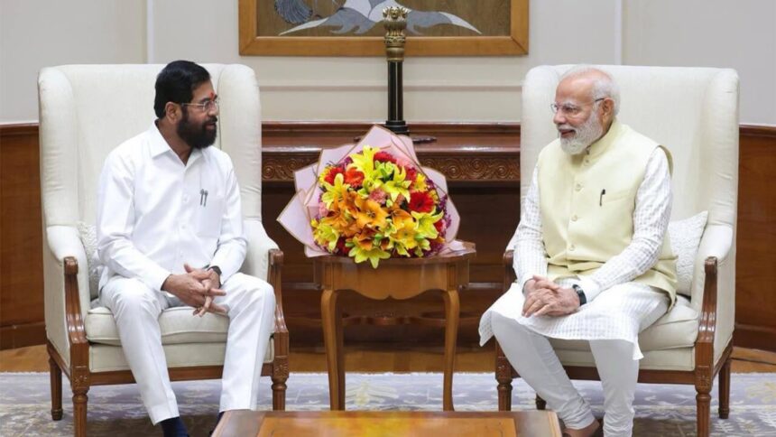 एकनाथ शिंदे ने पीएम मोदी से दिल्ली में की मुलाकात