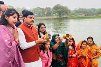 मुख्यमंत्री डॉ मोहन यादव ने छठ पर्व पर दी शुभकामनाएं और घाट निर्माण की घोषणा की